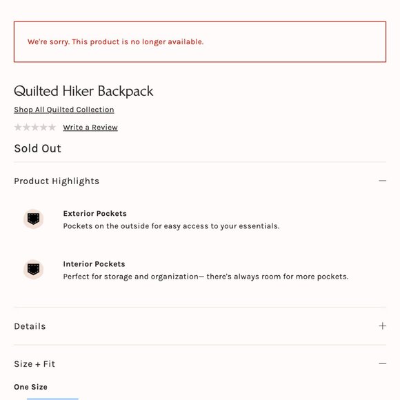Free People Quilted Hiker Backpack main image 4